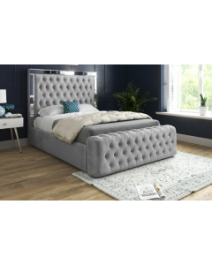 GlassBorder Upholstery Divan Bed